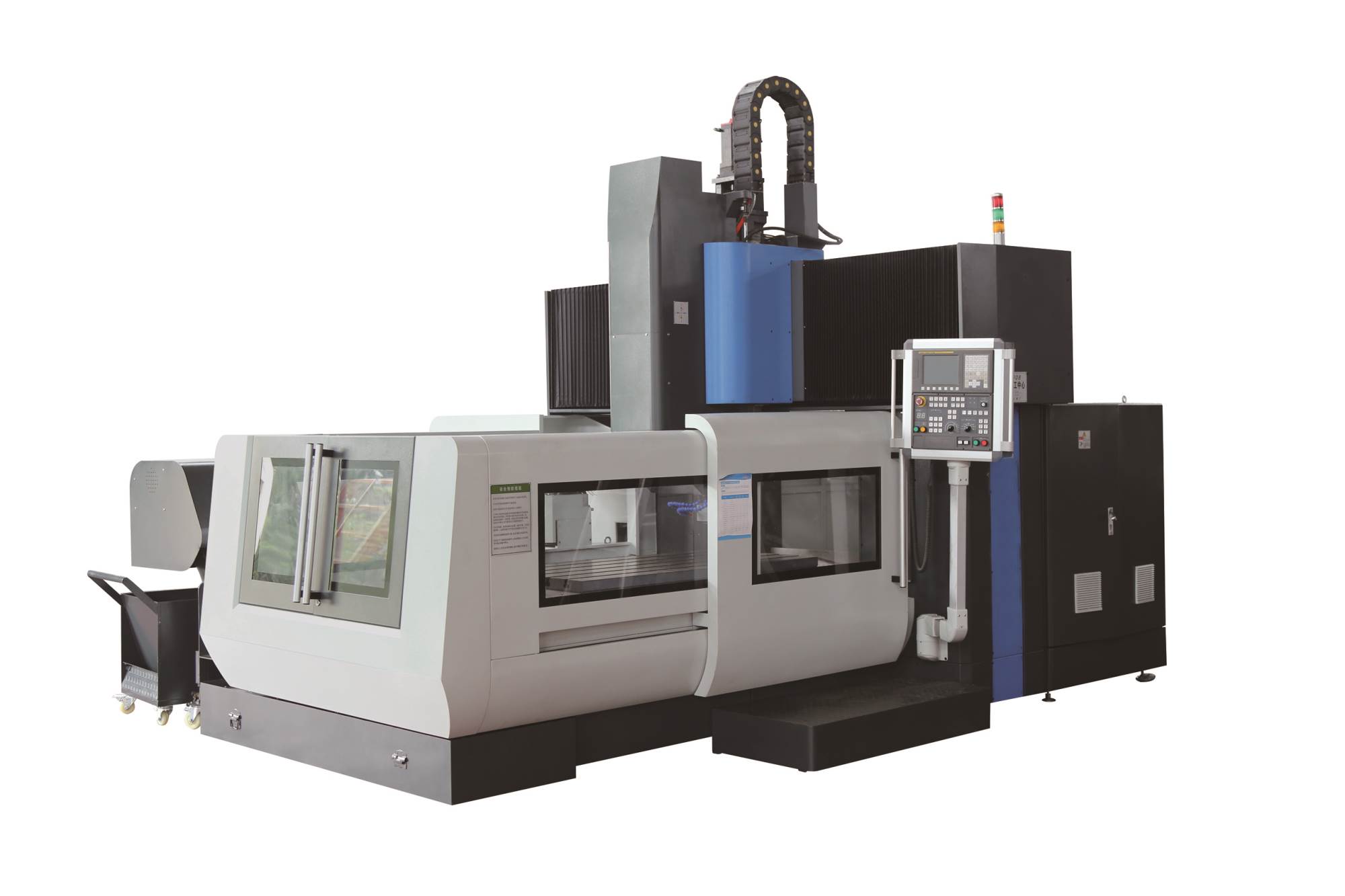 粘刀的雙頭精雕機(jī),如何處理?